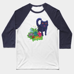 Spring Cat Baseball T-Shirt